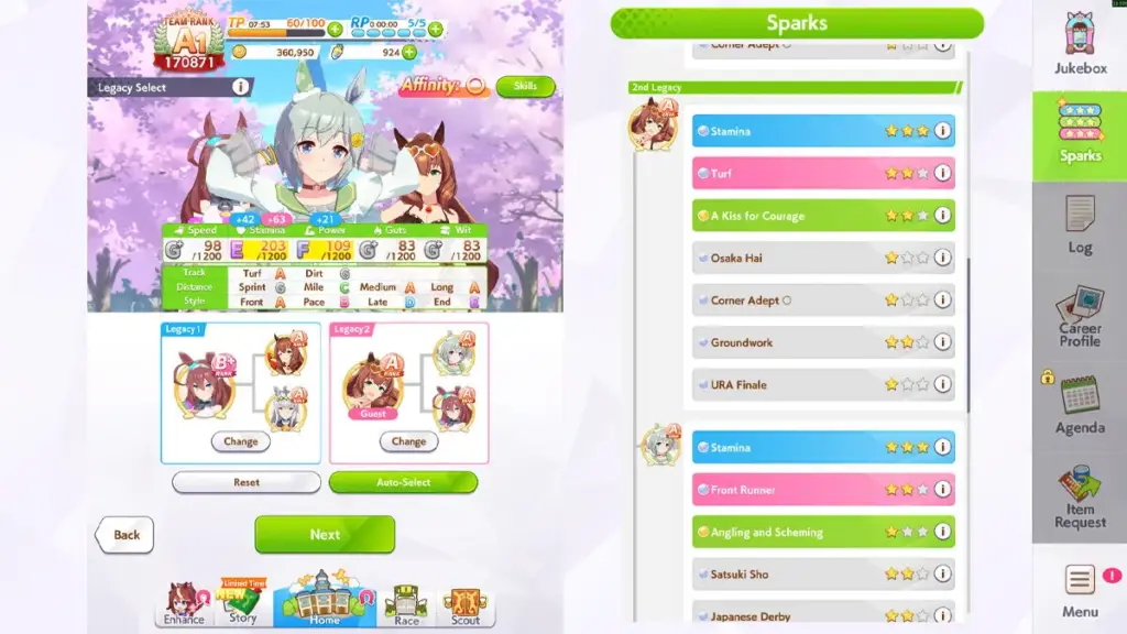 Cara Memaksimalkan Spark Legacy Umamusume