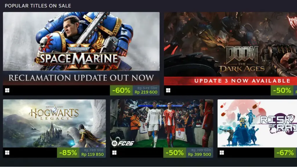 Game Steam Murah Black Friday 2025