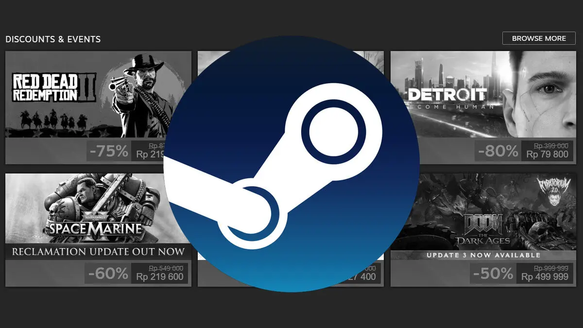 100+ Game Steam Murah Spesial Black Friday 2025 Mulai dari Rp 10 Ribuan!