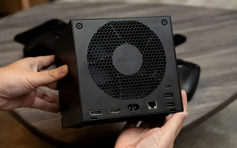 Bagian Belakang Steam Machine