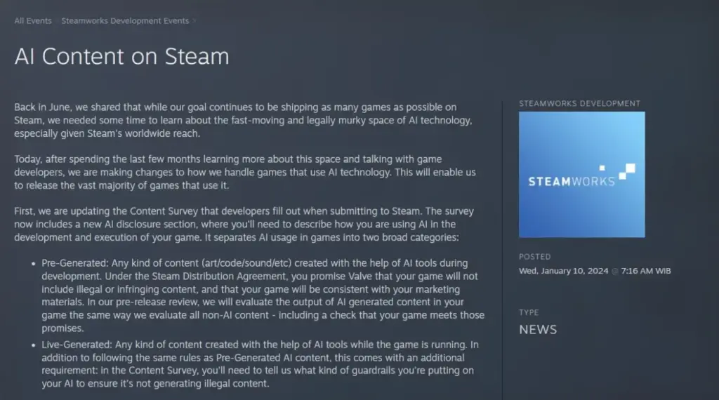 CEO Epic Games AI Steam