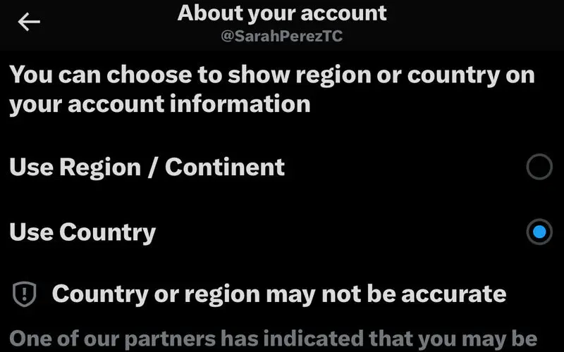 Contoh ABout your Account
