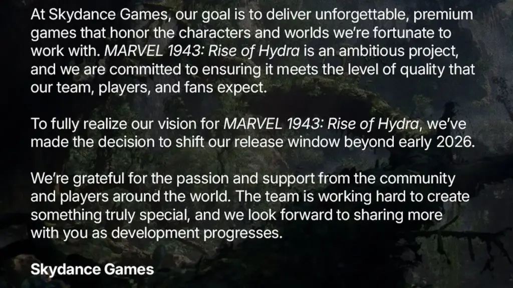 Pengumuman dari Skydance Games