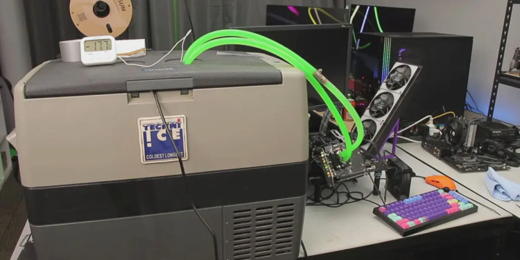 Didinginkan dengan Freezer Portabel, Performa RTX 5050 Meroket 1 Performa RTX 5050 Meroket