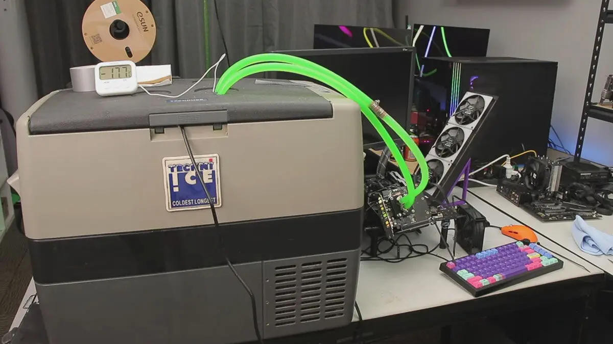 Didinginkan dengan Freezer Portabel, Performa RTX 5050 Meroket