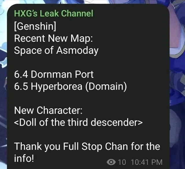 leak ekspansi representation genshin impact