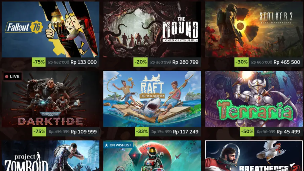 70+ Game Steam Murah Spesial Steam Autumn Sale 2026 Mulai dari Rp 10 Ribuan! 5 Steam Autumn Sale 2026