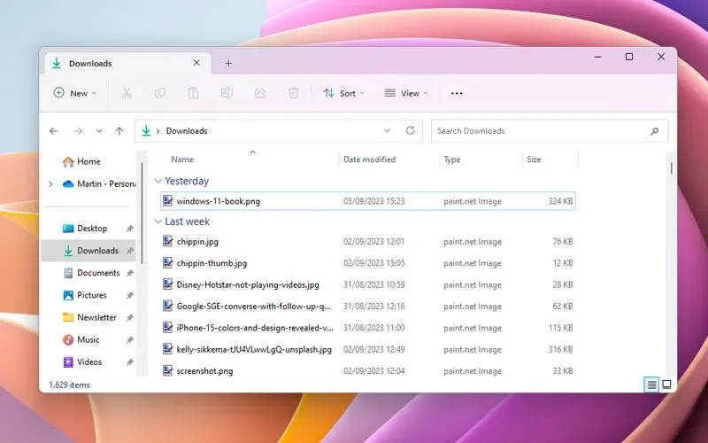 File Explorer Bakal Ringan