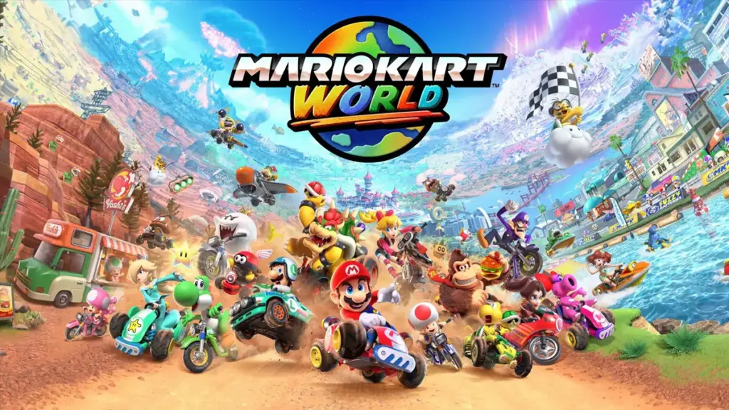 8 Game Balap Terbaik 2025, Melaju di Sirkuit Makin Seru! 10 Mario Kart World