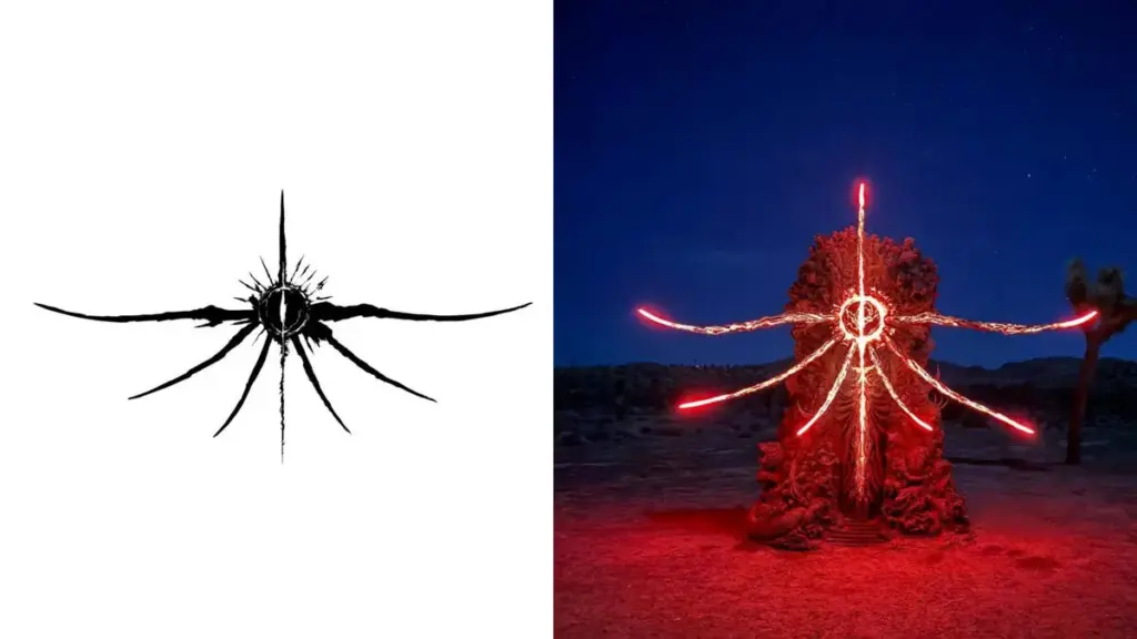 Perbandingan Logo dan Patung