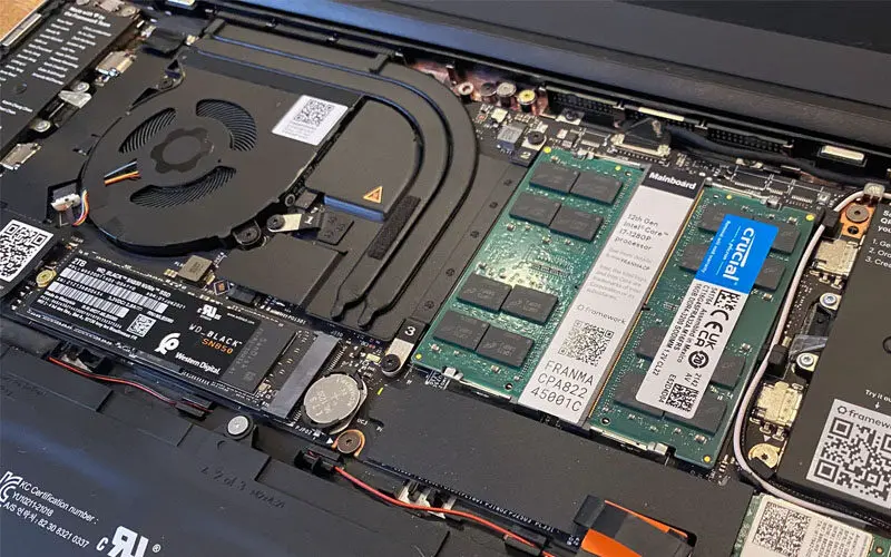 RAM Laptop di Framework