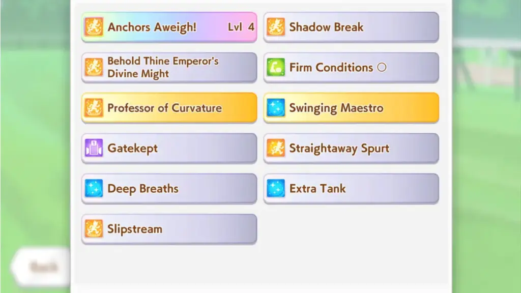 Guide Champions Meeting Sagittarius Cup Umamusume Pretty Derby 7 Skill yang dibutuhkan di Sagitarius Cup