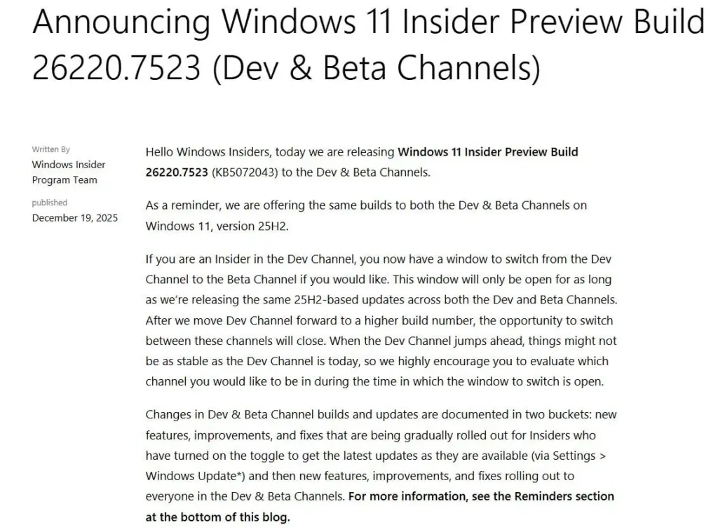 Windwos 11 Insider File Explorer