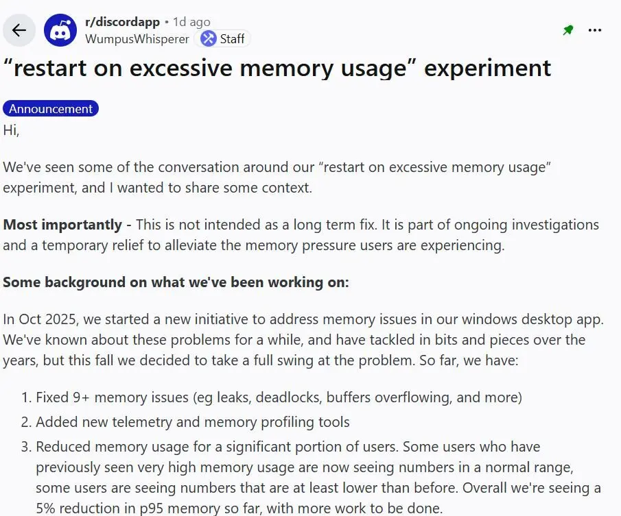 Discord Akui Aplikasinya Bermasalah, tapi Hanya di Versi Windows 11 4 WumpusWhisperer Discord 2025