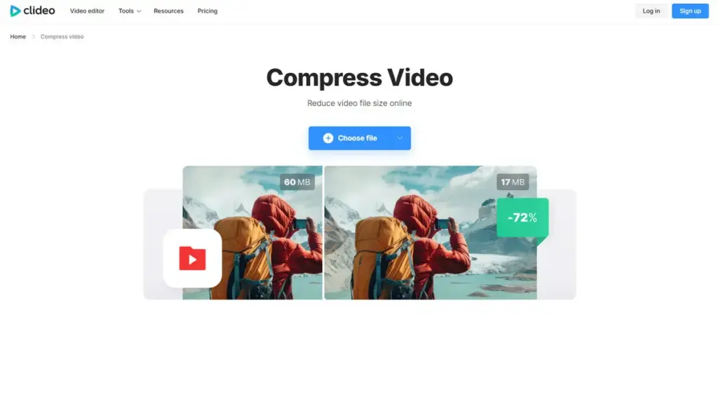 Ilustrasi cara compress video agar ukuran video kecil