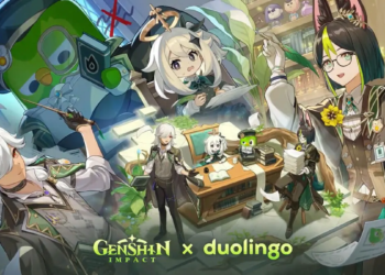 genshin impact x duolingo