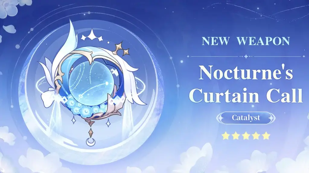 Nocturne's Curtain Call, Senjata Genshin Impact Terbaru yang Bakal Hadir di Luna IV 2 Nocturne's Curtain Call
