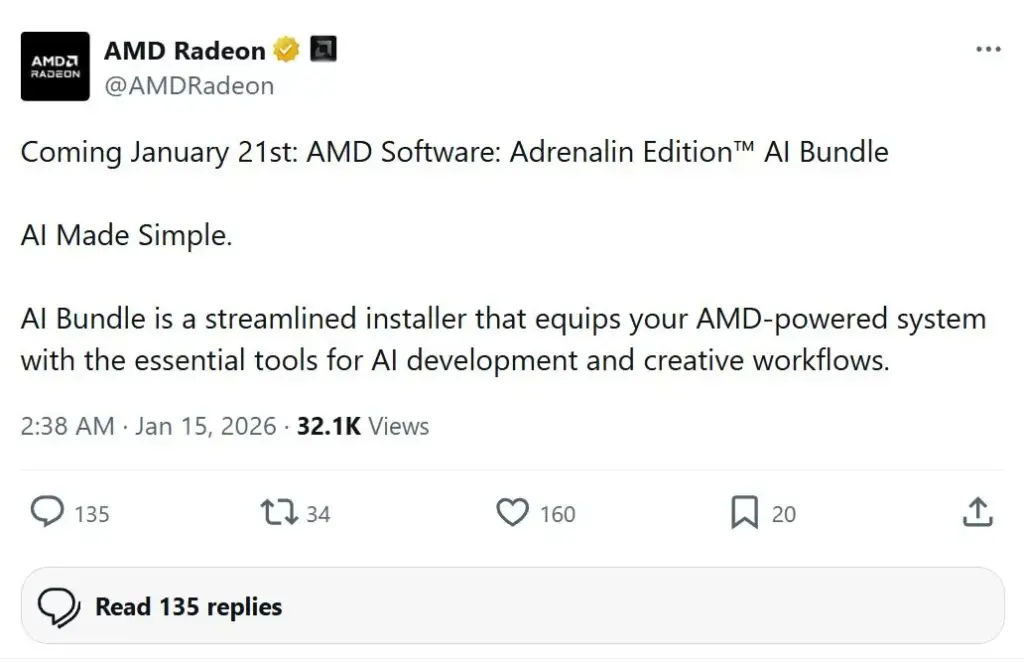 AMD Radeon 2026 AI