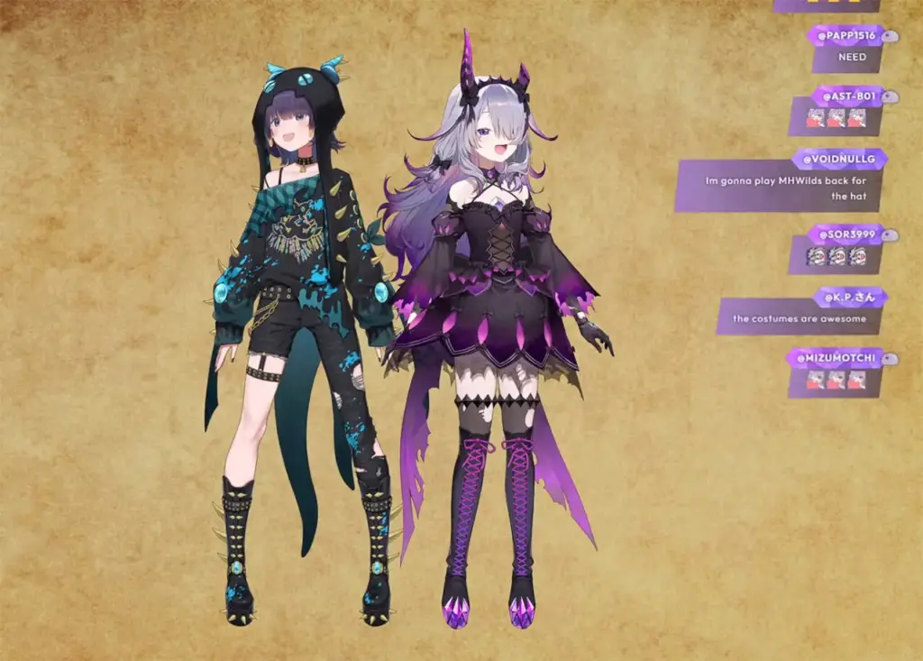 Biboo Koseki Bijou Ninomae Ina'Nis Avatar Monster Hunter Wilds