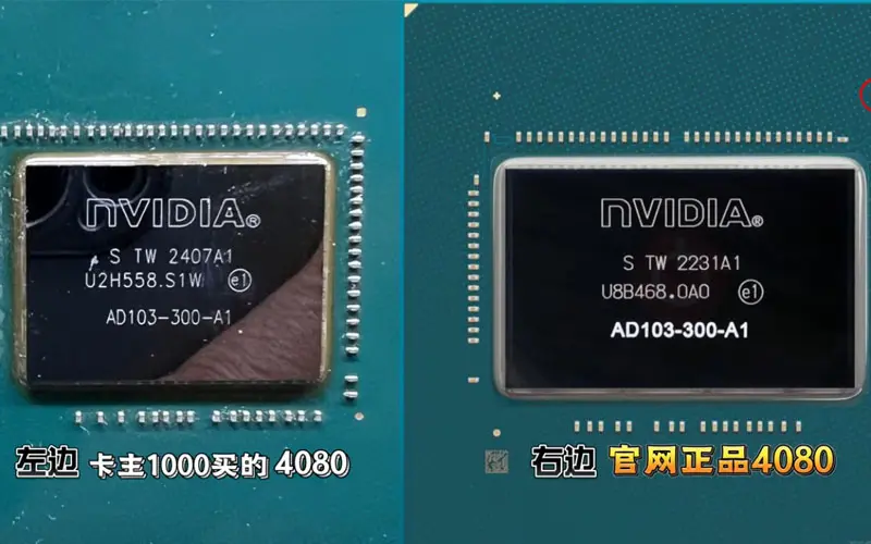 Oknum Ini Jual RTX 3060M Sebagai RTX 4080, Imbas Harga RAM Mahal? 4 Chip RTX 3060M Disulap Jadi RTX 4080