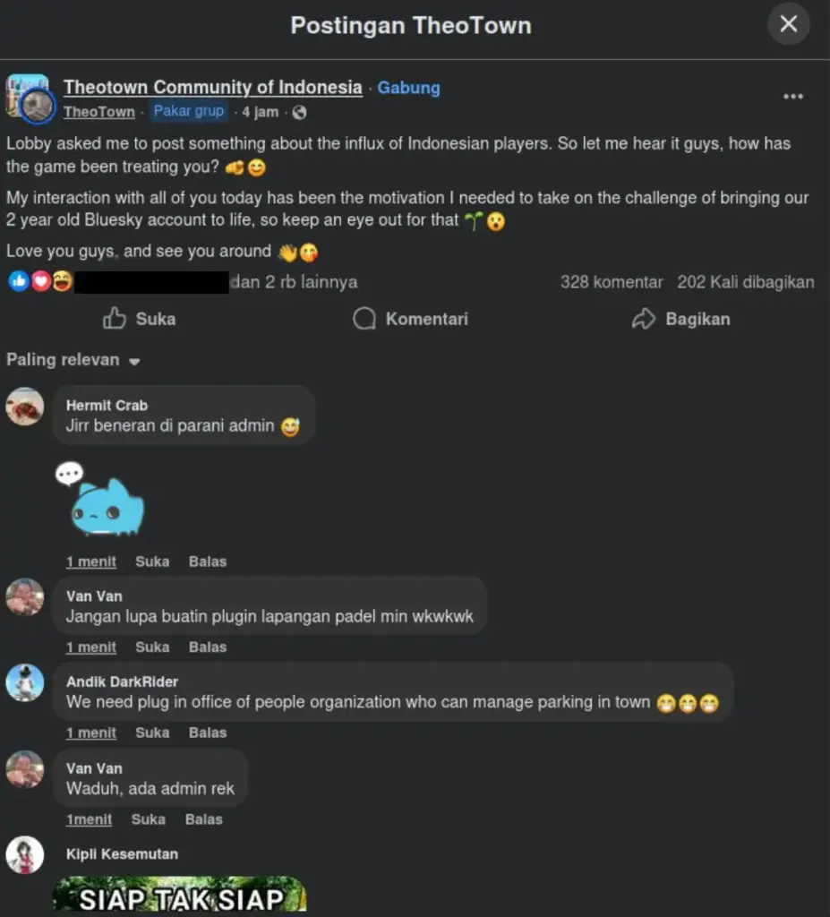 Player Theotown Indonesia Di-Notice oleh Developer Gamenya 4 player theotown indonesia