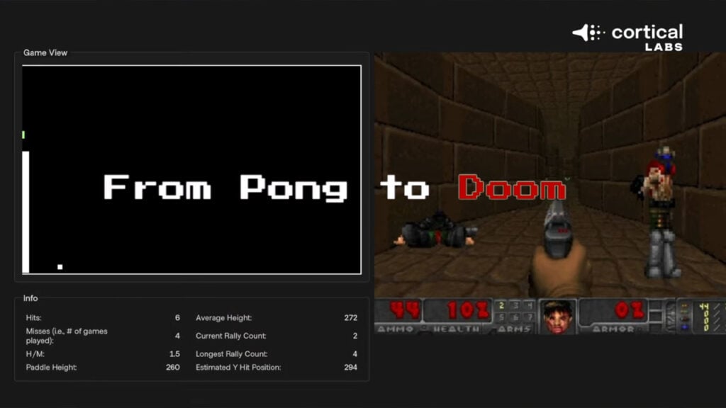 Peneliti Latih Microchip Sel Otak Manusia untuk Mainkan Doom 3 Dari main Pong kini Main Doom