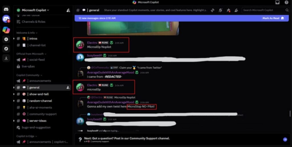 Microsoft Ban Kata Microslop di Discord dan Langsung Kunci Server! 3 Microslop Nopilot 2026