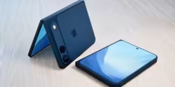 desain 3d iphone fold