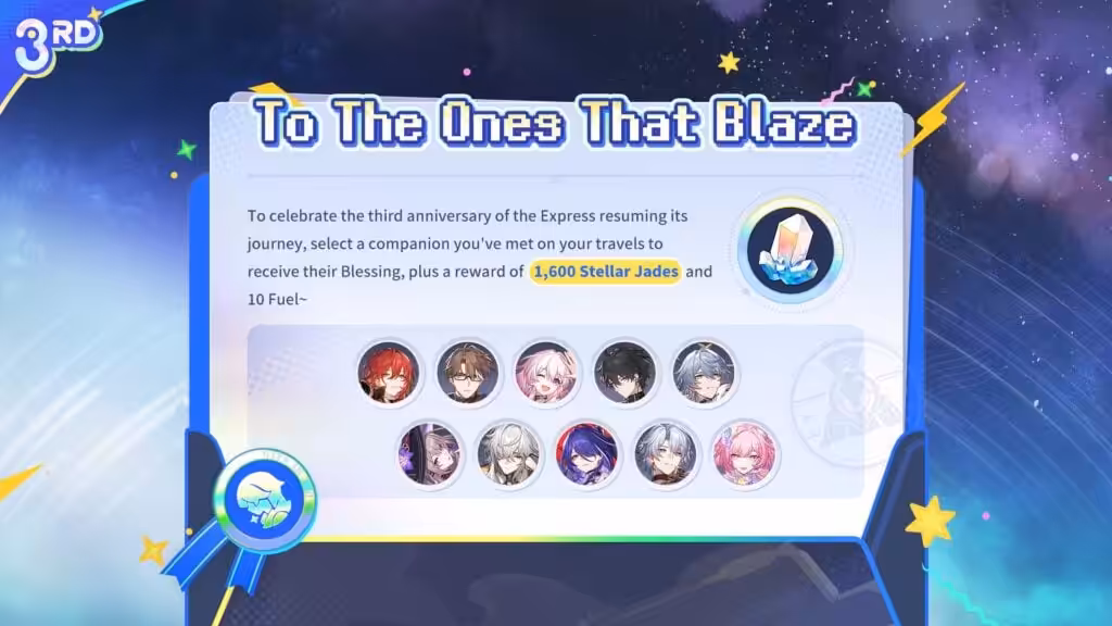Reward Anniversary Honkai Star Rail Ke-3 versi 4.2