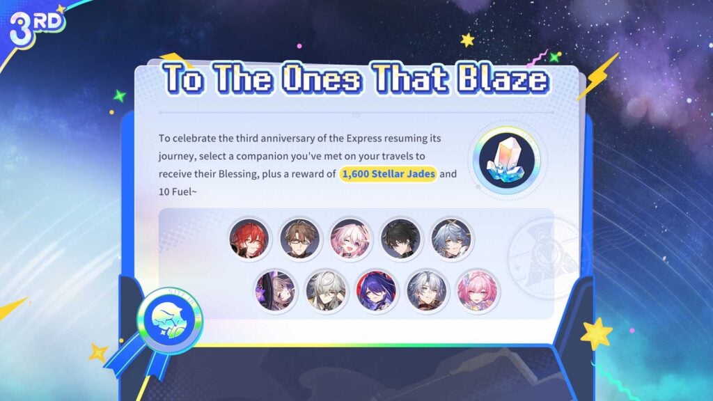 Reward Anniversary Honkai Star Rail Ke-3 versi 4.2