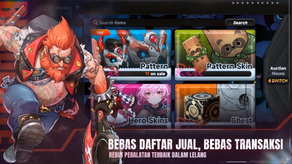 Ilustrasi sistem NFT di BLADERITE RIVALS