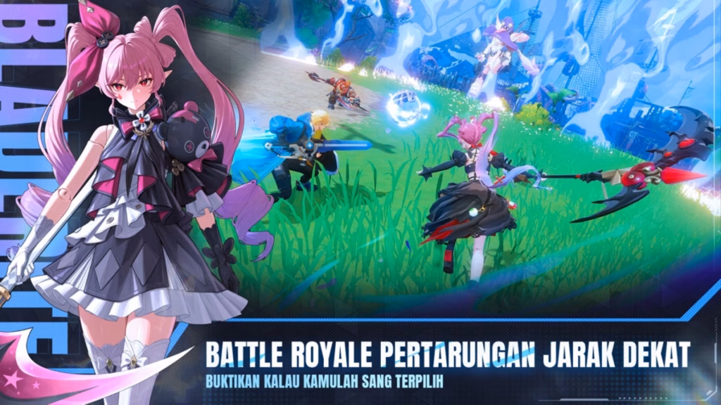 Pertarungan intens di arena BLADERITE RIVALS
