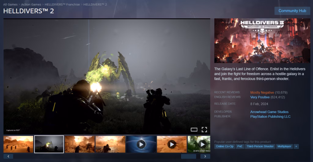Game Helldivers 2 Kena Review Bomb Lagi dari Gamer di Steam 3 Helldivers 2 Review Bomb Steam