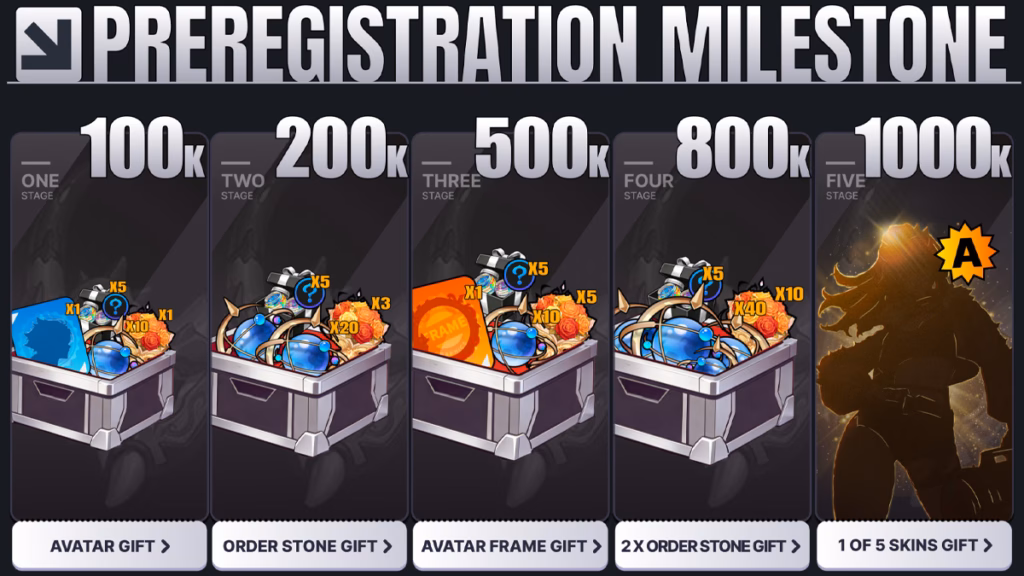 Tawaran hadiah menarik dari pra-registrasi BLADERITE RIVALS