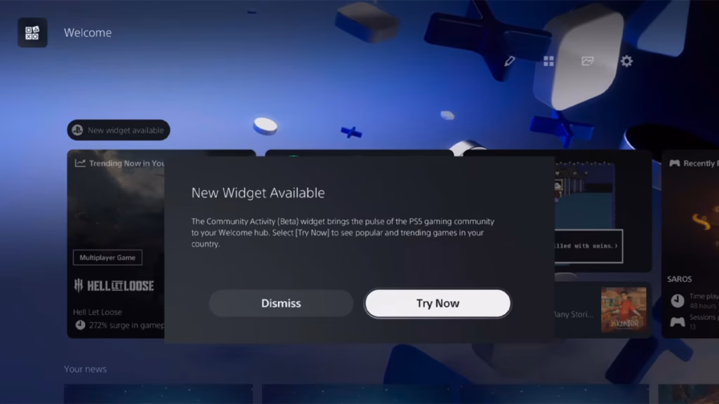 Widget Baru Tampilkan Jumlah Pemain