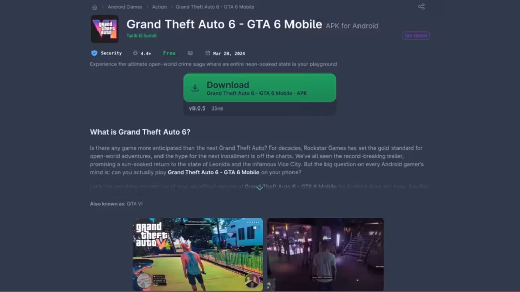 Hati-Hati! Beta Test GTA 6 Palsu Beredar di Internet! 6 Fomo Dengan Game Jadi Celah