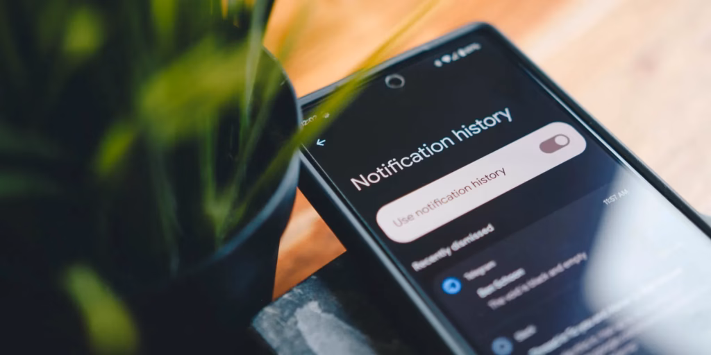 Notification History On Pixel 6 1