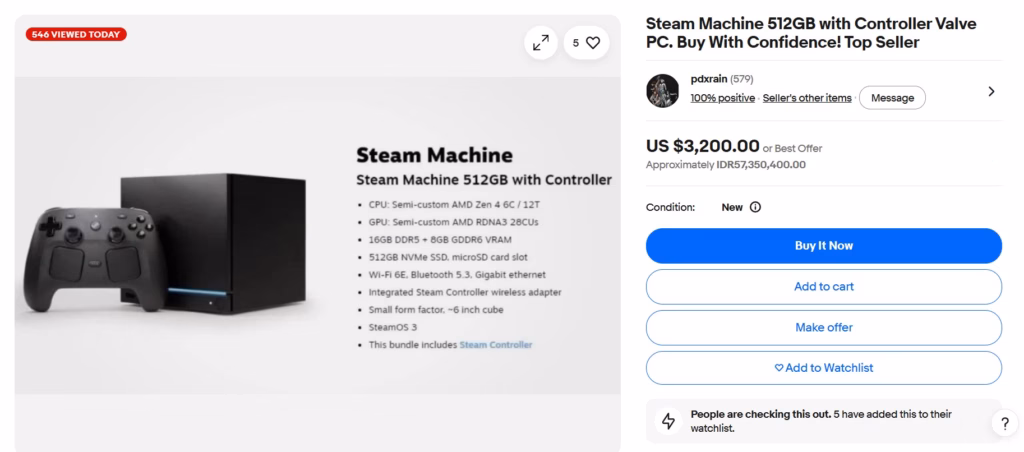 Scalper Steam Machine
