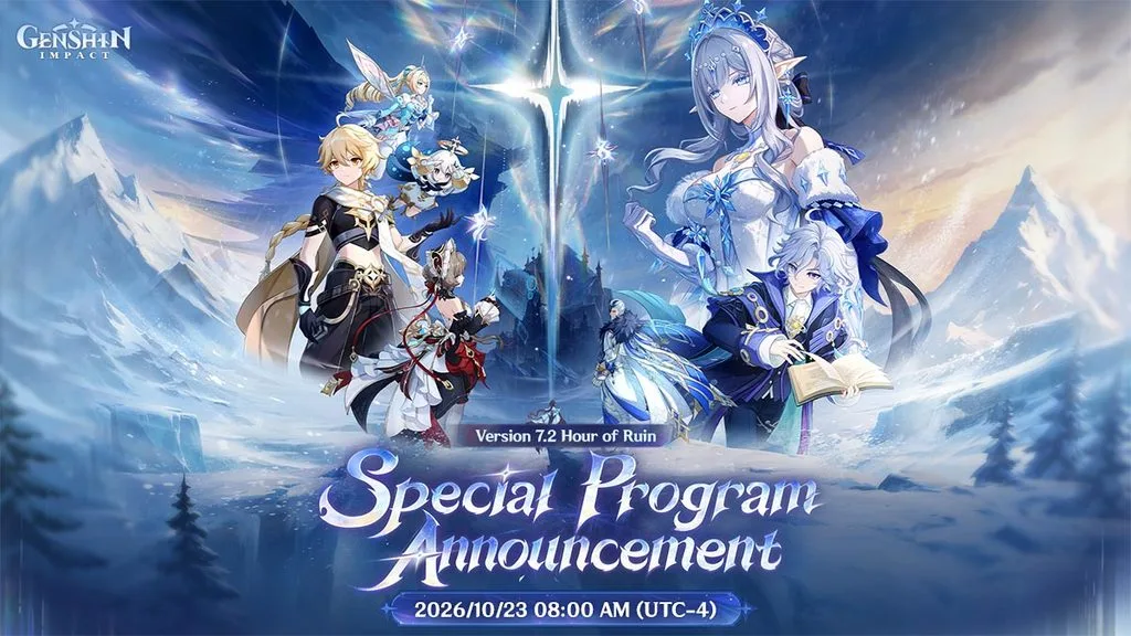 Jadwal Livestream Genshin Impact Terbaru Versi 7.2