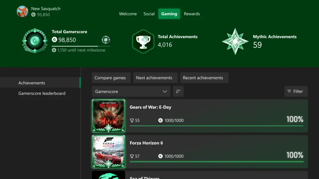 Mythic Achievements Diumumkan Xbox untuk Saingi Platinum Trophy 5 Mythic Achievements