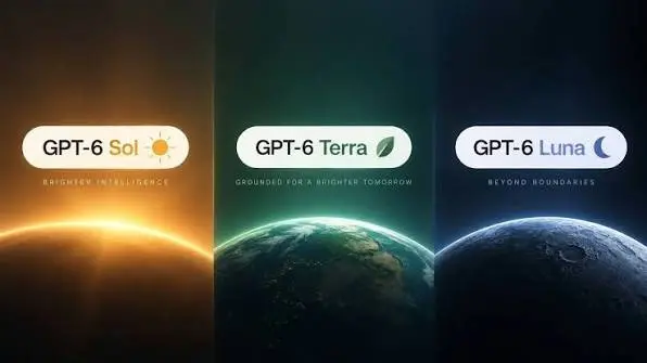 OpenAI Tantang Claude, Hadirkan GPT-6 Sol dan Luna 4 Gpt6 Sol Luna Terra