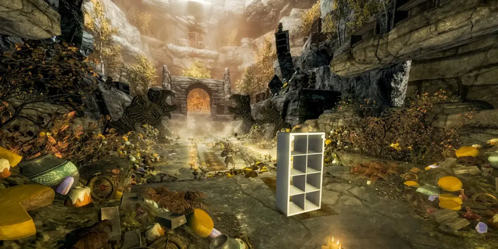 Skyrim Kedapatan Mod Kocak Baru yang Bekerja Sama dengan IKEA 2 Mod Skyrim Kocak Nyeleneh Ikea Kallax Storageborn Hoarder