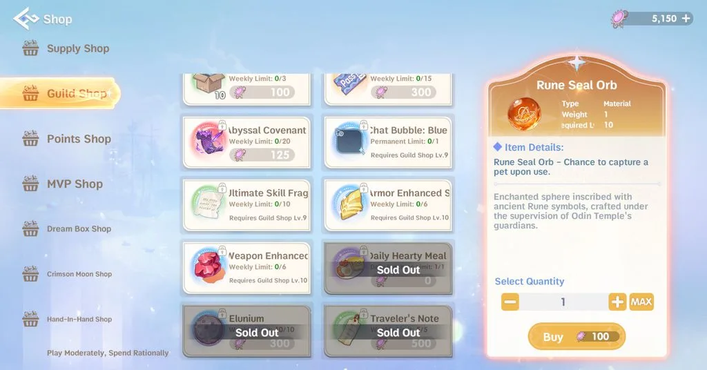 5 Tips Refine Ragnarok: The New World, Jangan Asal Tempa! 3 Borong Bahan Tempa Dari Guild Shop Dan Point Shop