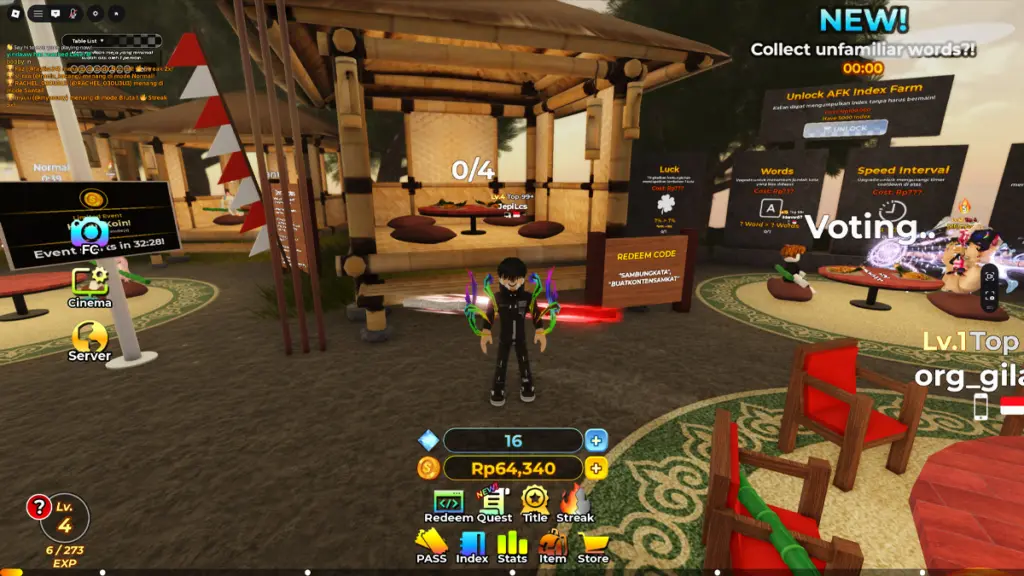 Daftar Redeem Code Sambung Kata Roblox Oktober 2026 Terbaru! 3 Daftar Kode Redeem Yang Bisa Digunakan